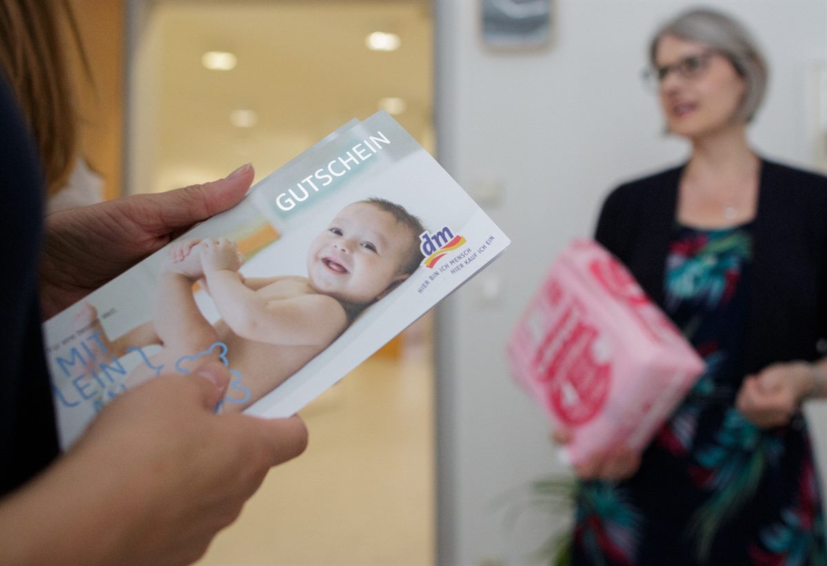 Gutscheine für Windeln 