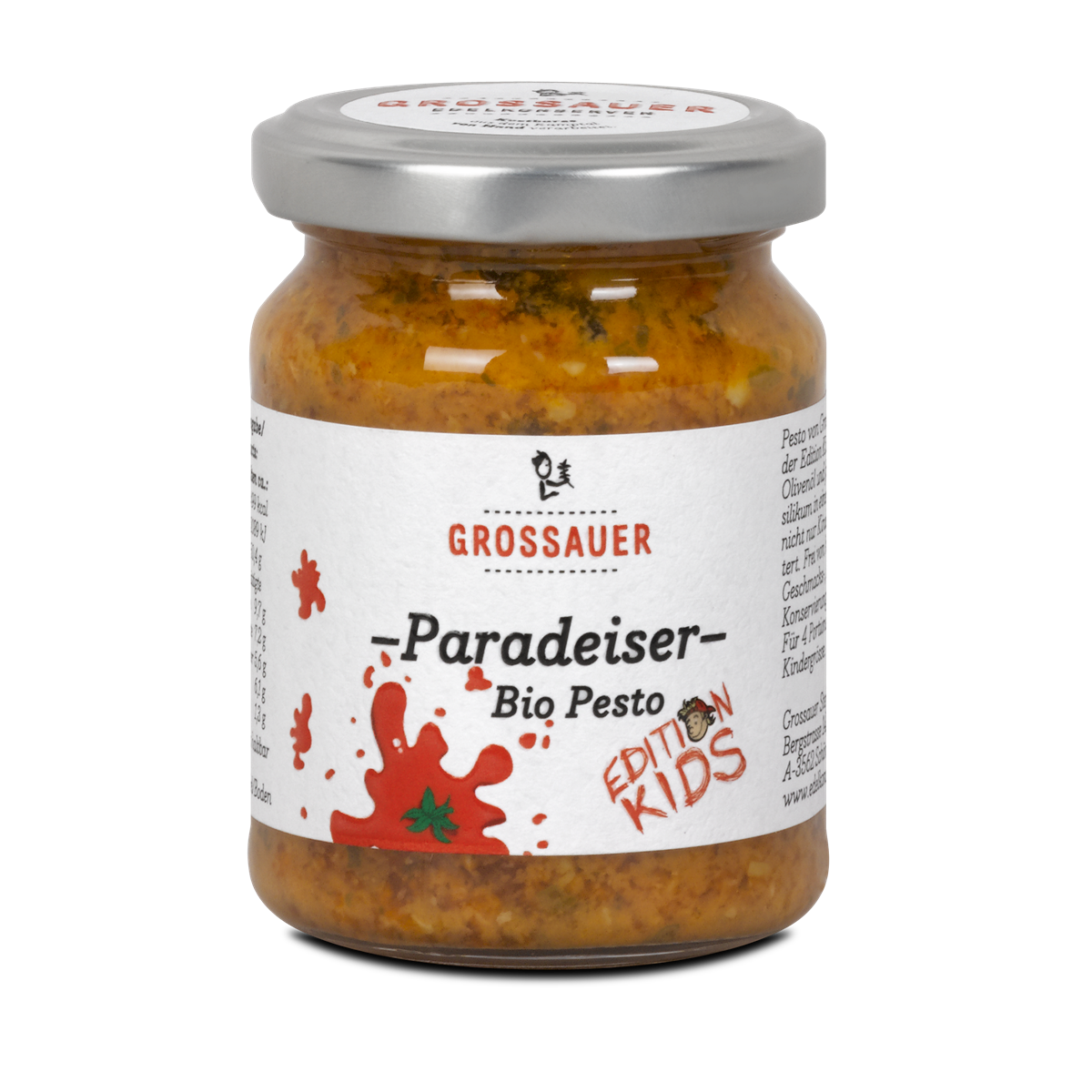 Grossauer Edition Kids Paradeiser Bio Pesto.