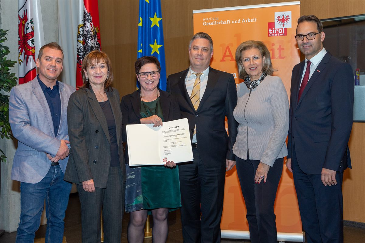 dm für Lehre in Tirol ausgezeichnet