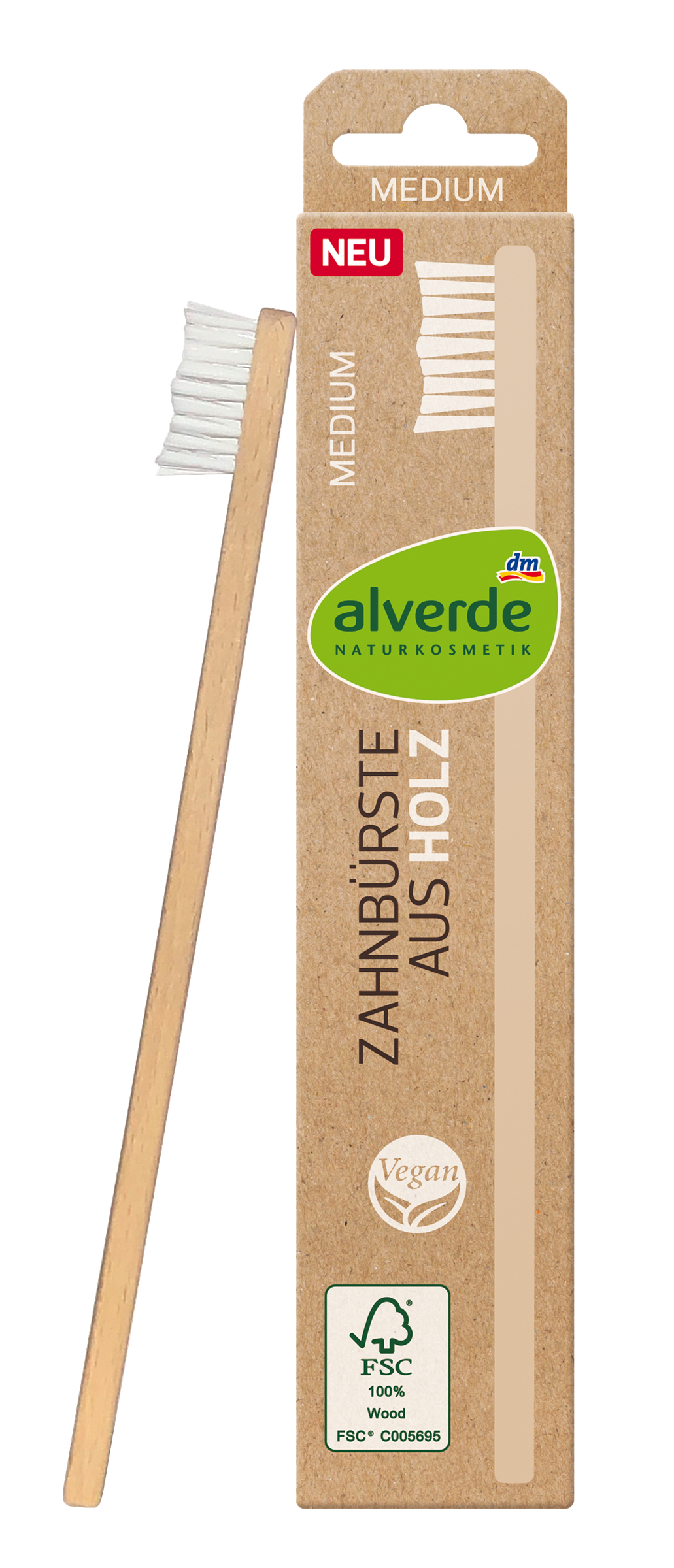 alverde Holzzahnbürste um 2,95 €