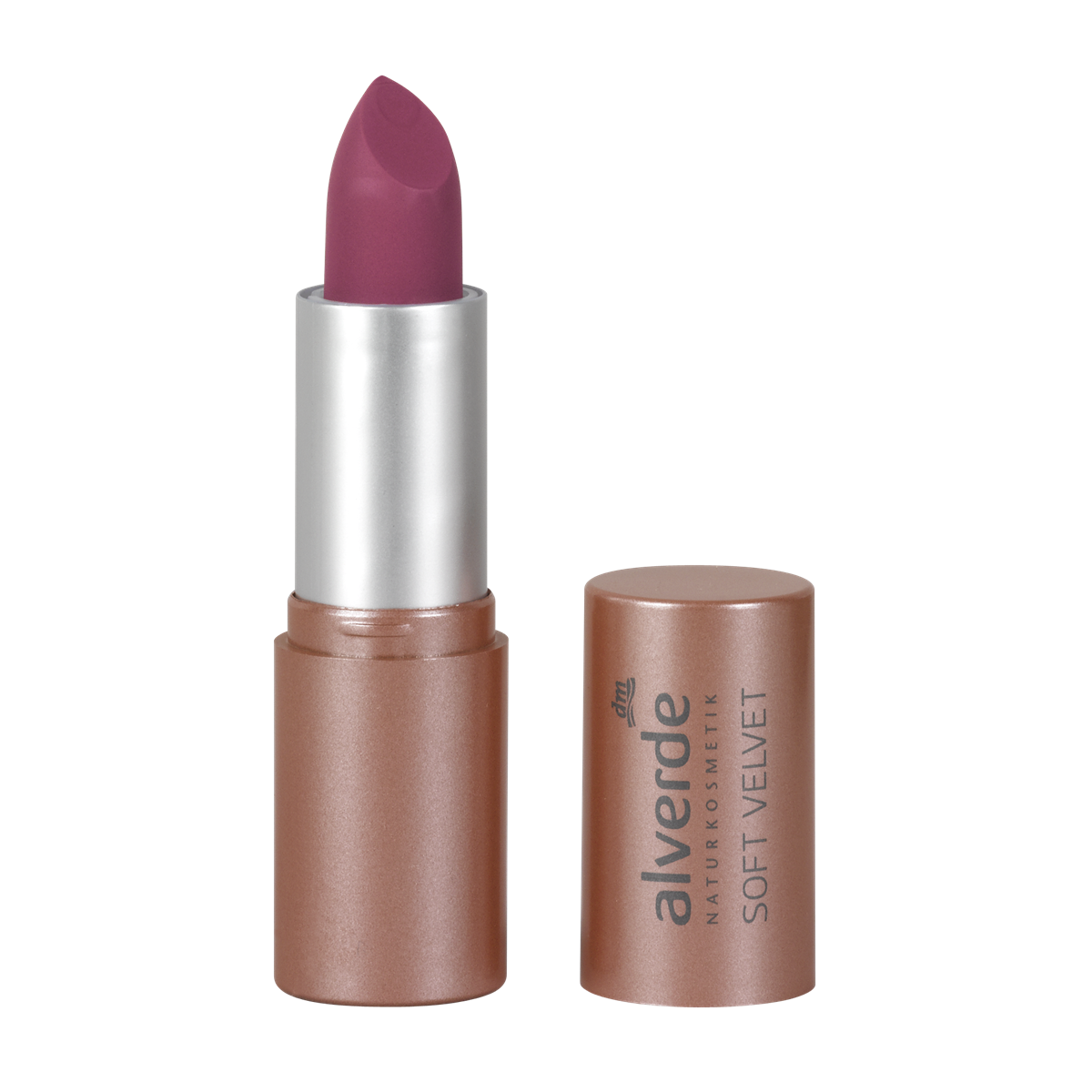 alverde Soft Velvet Lippenstift matt - Nr. 50 Rich Berry 4,7 g, 3,75 €