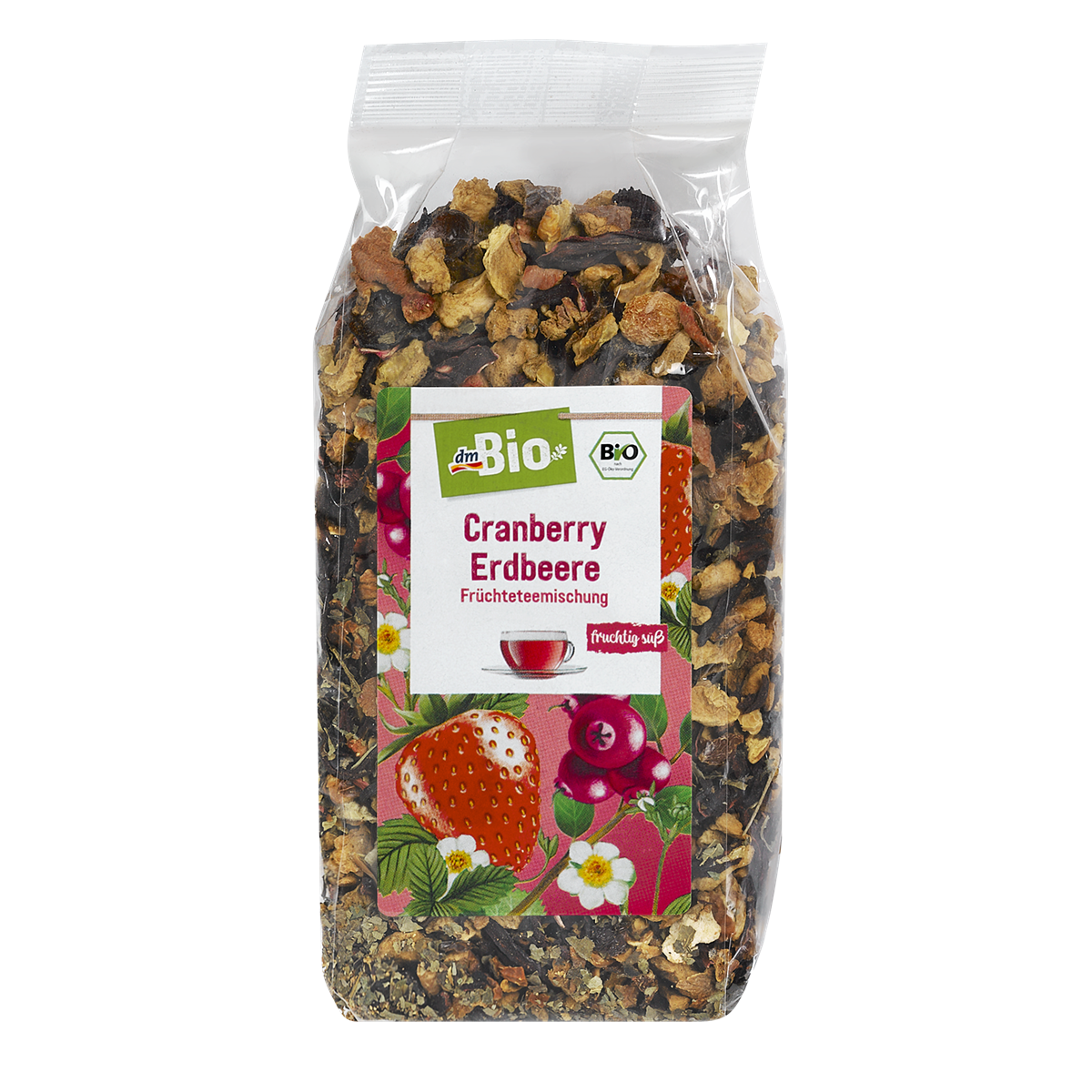 dmBio Cranberry Erdbeere Früchteteemischung 125 g 2,95 €