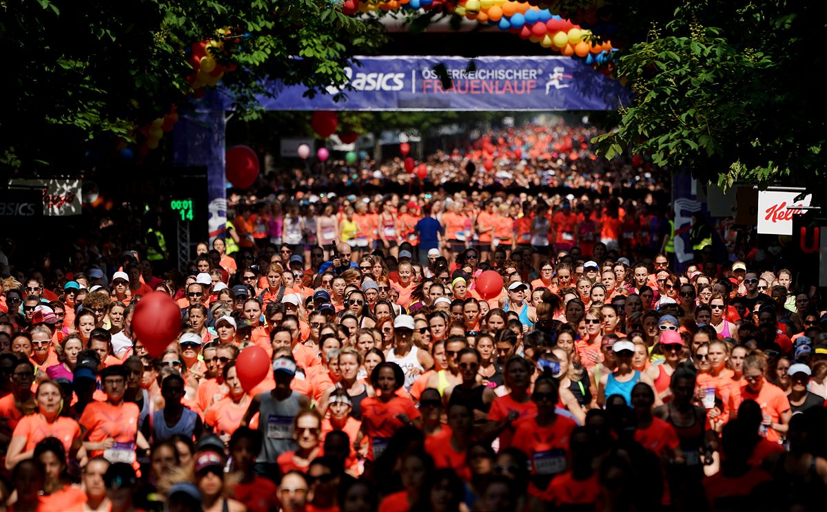 dm ist zum 24. Mal Sponsor beim Asics Österreichischen Frauenlauf®.