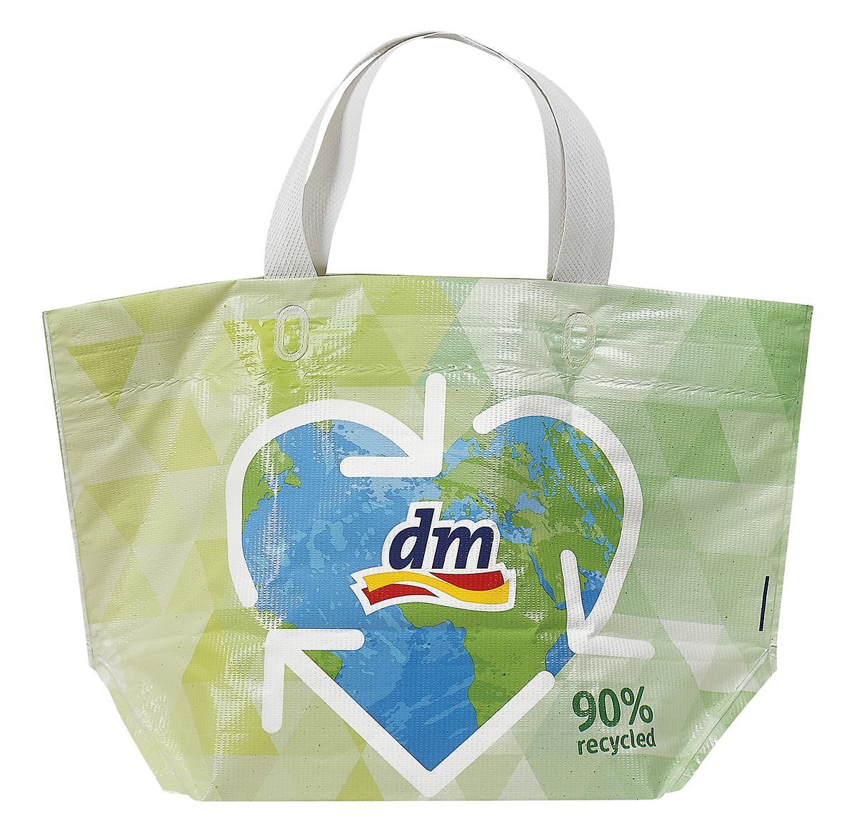 Die Durabag besteht aus 90 Prozent recycelten Altfolien. 