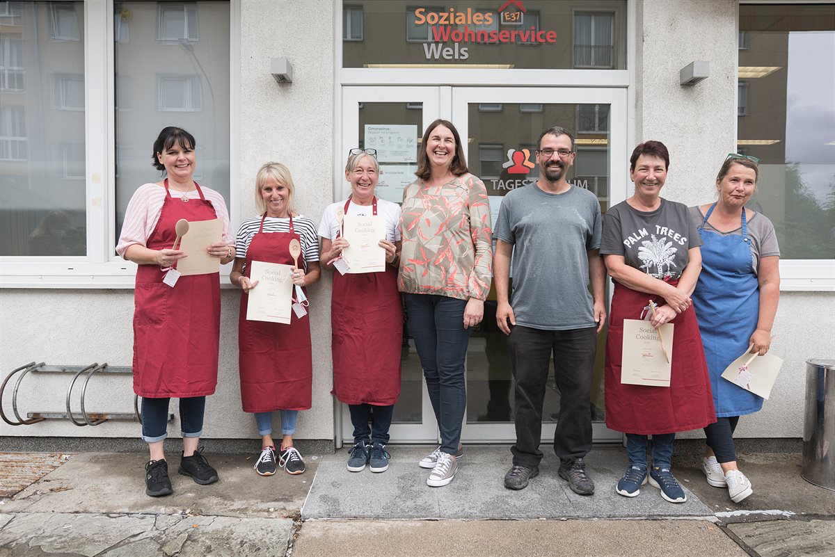 Erfolgreiches Social Cooking in Wels