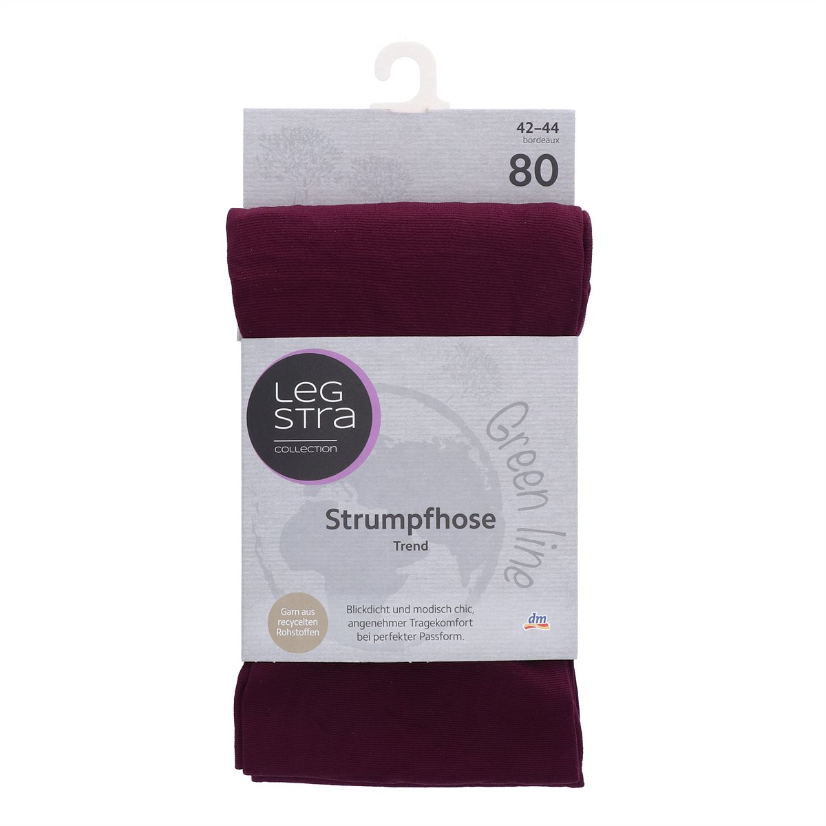 Legstra Strumpfhose in Bordeaux, Gr. 42-44