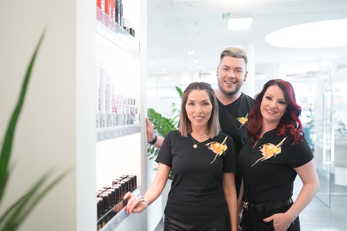 Das Team im dm friseurstudio 
