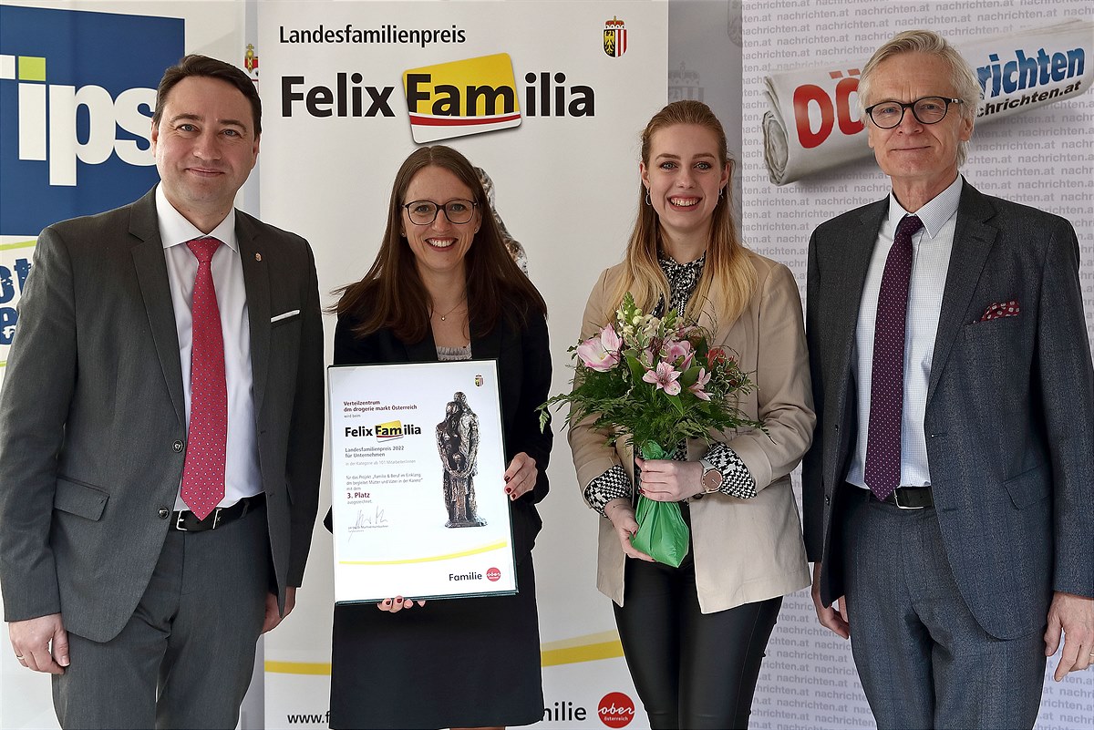dm Verteilzentrum gewinnt Landesfamilienpreis 
