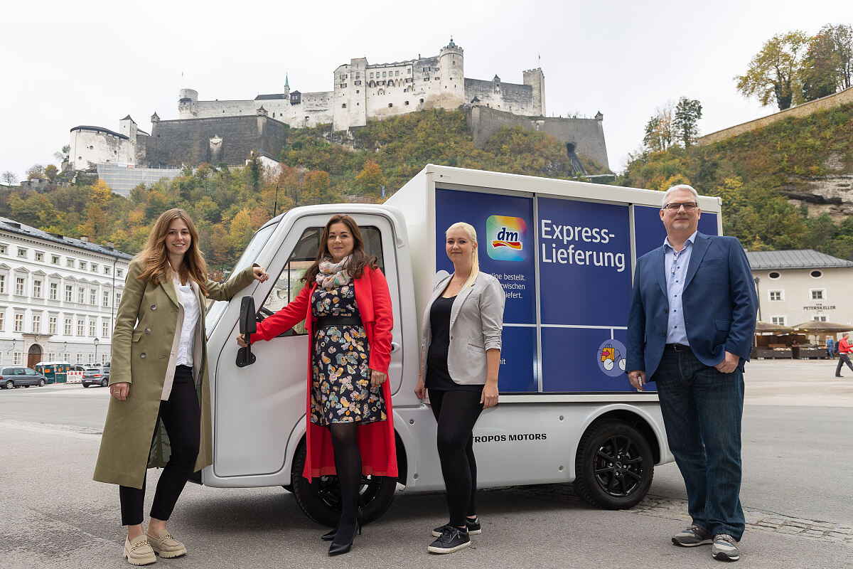 Die dm Express-Zustellung kommt nach Salzburg.