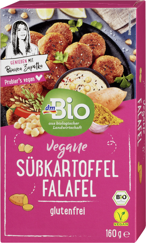 dmBio Vegane Süßkartoffel Falafel