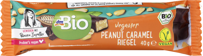 dmBio Peanut Caramel Riegel 