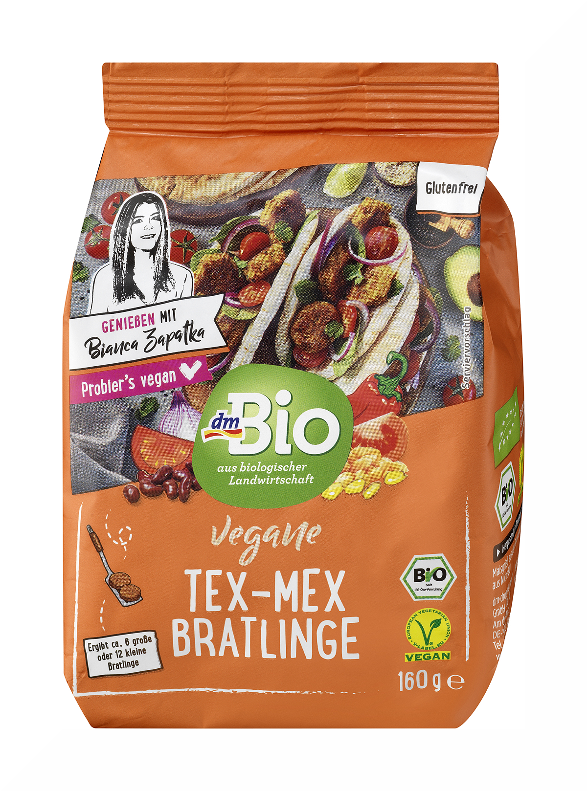 dmBio Vegane Tex-Mex Bratlinge