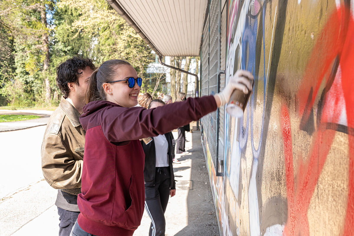 dm Streetart-Workshop in Salzburg