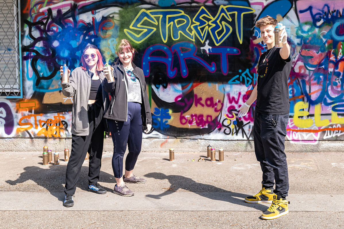dm Streetart-Workshop in Salzburg