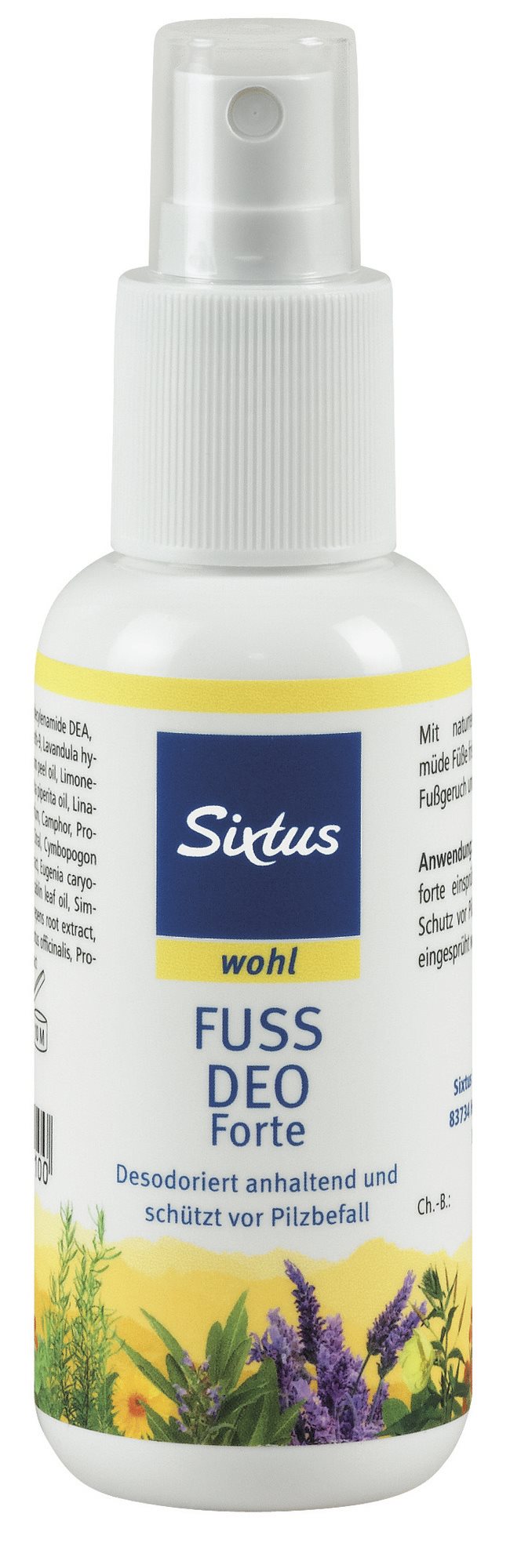 Sixtus wohl Fuß Deo Forte