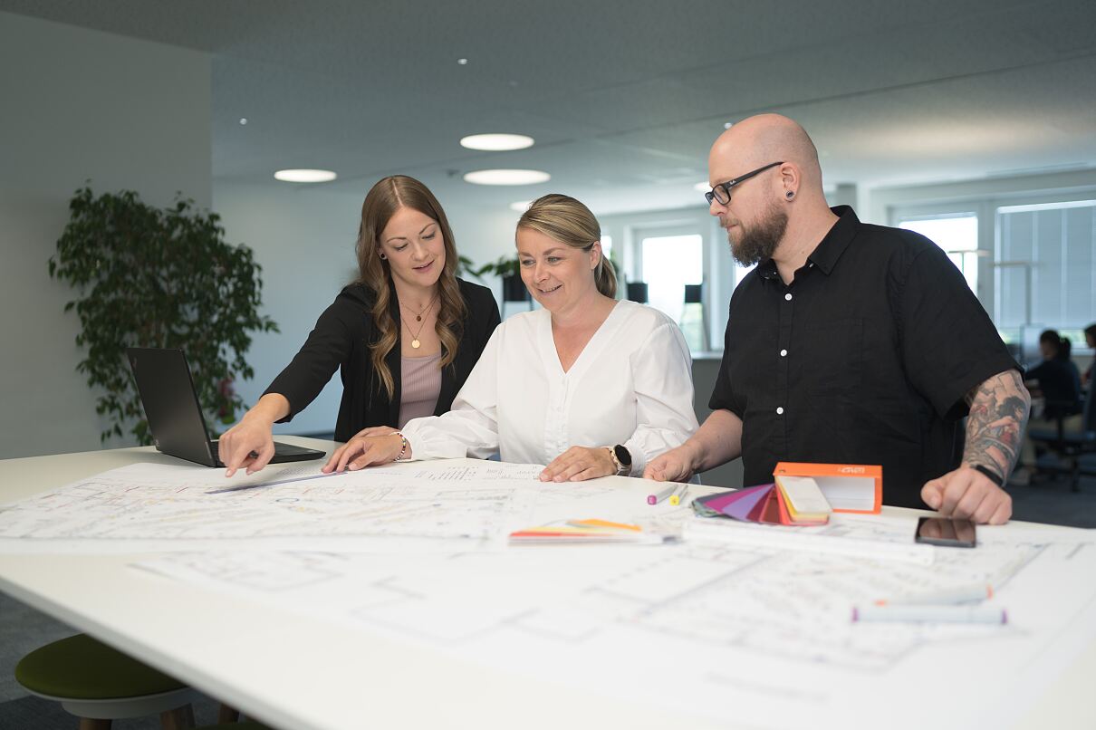 Arbeiten bei dm 6