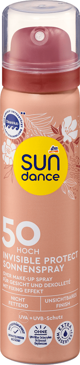SUNDANCE Sonnenspray Gesicht Invisible Protect LSF 50 Freisteller