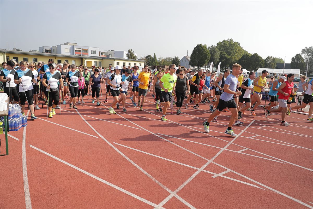 Rund 300 Teilnehmer starteten für die gute Sache voll durch.